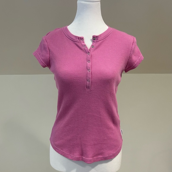 Calvin Klein Jeans Tops - Calvin Klein Waffle Knit Henley Top